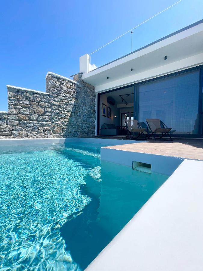 Luxury House With Private Pool At Elia Beach Mykonos Town Exterior foto